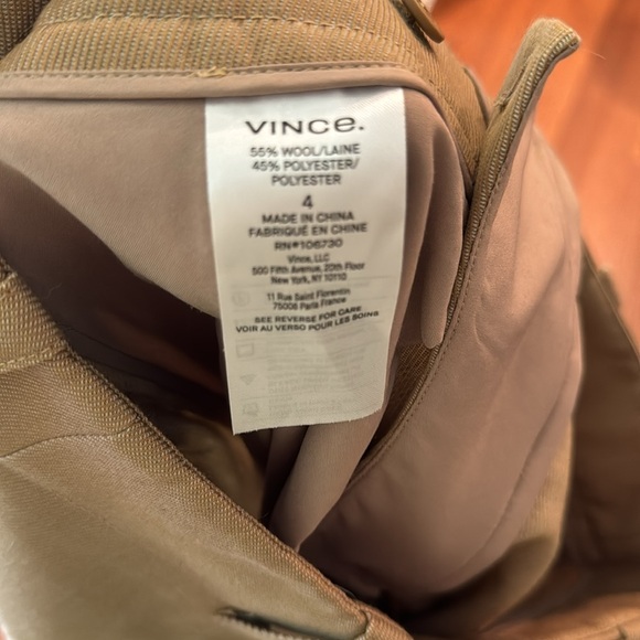 Worn twice Vince cropped wool trousers - Picture 5 of 5